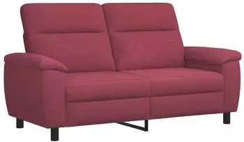 vidaXL Sofa 178x90x95cm Stoff weinrot
