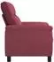 vidaXL Sofa 178x90x95cm Stoff weinrot