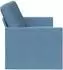 vidaXL 3-Sitzer Sofa blau, Cordstoff, 220x81x82cm