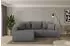 ALTDECOR MILA-L Ecksofa mit Schlaffunktion, Bouclé, grau, L-Form 277x194cm (800002085560)
