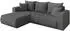 ALTDECOR MILA-L Ecksofa mit Schlaffunktion, Bouclé, grau, L-Form 277x194cm (800002085560)