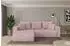 ALTDECOR MILA-L Ecksofa mit Schlaffunktion L-Form 277x194x86cm, rosa (800002085558)