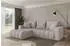 ALTDECOR MILA-L-v1 Ecksofa mit Schlaffunktion, Hellgrau, Velours, 277x195x86cm (800002085757)