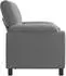 vidaXL Sofa dunkelgrau 154x85x93cm Samt
