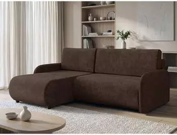 Mirjan24 Nest Ecksofa mit Schlaffunktion & Bettkasten, Chenille, L-Form, 233x160cm (800002123032)