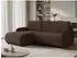 Mirjan24 Nest Ecksofa mit Schlaffunktion & Bettkasten, Chenille, L-Form, 233x160cm (800002123032)
