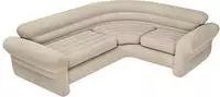 Intex - Sofa Lounge Couch Aufblasbar Schlafsofa Ecksofa G&auml;stebett 257x203x76 Cm
