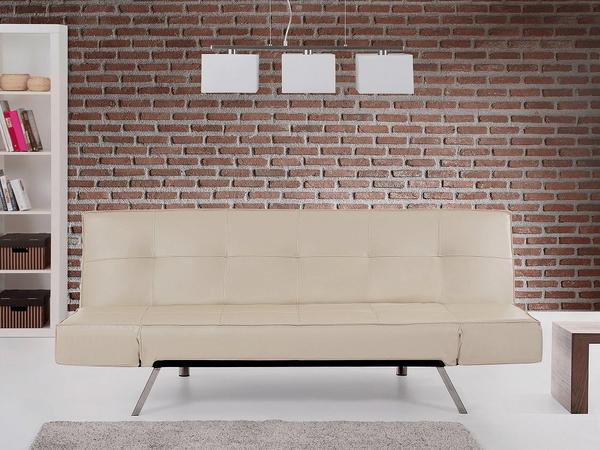 Beliani Schlafsofa Bristol beige