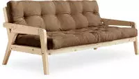Karup Design Schlafsofa "Grab, inkl. Futonmatratze - aus massivem Kieferholz, 130x190