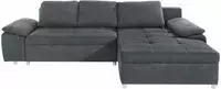 Home affaire Ecksofa "Labene L-Form" wahlweise mit Bettfunktion und Bettkasten,...
