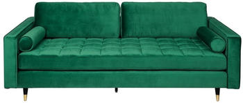 Riess-Ambiente 3-Sitzer COZY VELVET 225cm smaragdgrün
