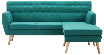 vidaXL Sofa in L-Form Stoffbezug 171,5 x 138 x 81,5 cm grün