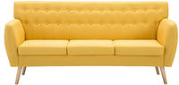 vidaXL 3-Sitzer-Sofa Stoff 172x70x82 cm Gelb