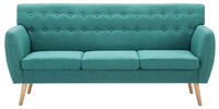 vidaXL 3-Sitzer-Sofa Stoff 172x70x82 cm Gr&uuml;n