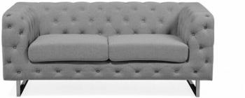 Beliani Vissland 2-Seater Light Grey