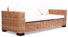 vidaXL 3-Sitzer-Sofa Natürliches Rattan (244419)