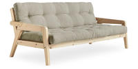 Karup Design Schlafsofa "Grab, inkl. Futonmatratze - aus massivem Kieferholz, 130x190