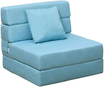 HomCom Schlafsessel 70 x 70 x 61 cm blau