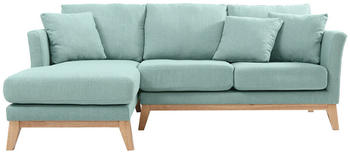 Miliboo Left Angle Sofa Oslo Green Lagoon