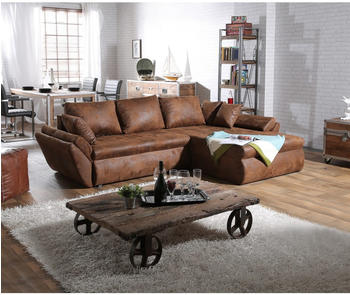 DeLife Loana 275x185 cm Ottomane variabel braun
