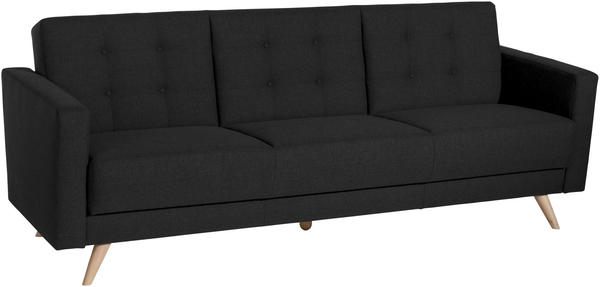 schwarzes Klappsofa