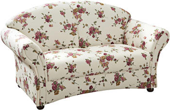 Max Winzer Sofa 2-Sitzer beige mit Blumenmuster