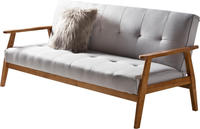 SalesFever Schlafsofa "Skagen 3-Sitzer Sofa" Holzgestell Sofa: Entspannung und Schlaf