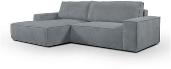 Pascal Morabito Ecksofa mit Schlaffunktion AMELIA Links grau