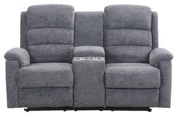 Kauf-Unique 2-Sitzer Relaxsofa NEVERS anthrazitgrau