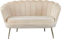 SalesFever 2-Sitzer "Clam Komfort-Duo-Sitz" Muscheldesign-Breite 136 cm: Pure