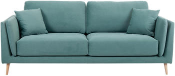 Miliboo 3-Seater Sofa Vogue Ice Blue