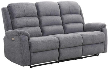 Kauf-Unique 3-Sitzer Relaxsofa Never elektrisch anthrazit