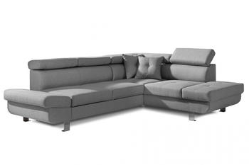 Best mobilier Right Angle Sofa Lisbona Light Grey