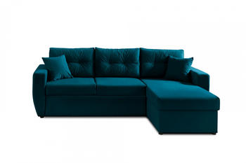Best mobilier Reversible Angle Sofa Astoria Pigeon Blue