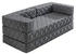 Traumnacht 2-Sitzer Schlafsofa mit Spitzkissen 175x80x40cm