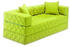 Traumnacht 2-Sitzer Schlafsofa mit Spitzkissen 175x80x40cm