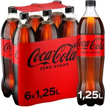 Coca-Cola Zero 6x1,25l PET