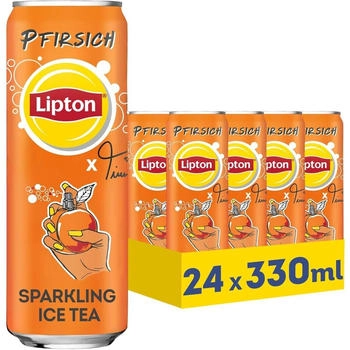 Lipton Ice Tea Sparkling Peach (24x0,33l)