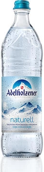 Adelholzener Naturell ohne Kohlens&auml;ure Glas 0,75l
