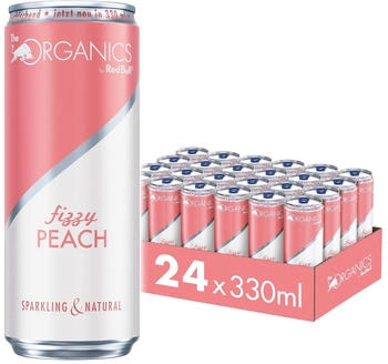 Red Bull Organics Fizzy Peach Bio 24x0,33l Dose