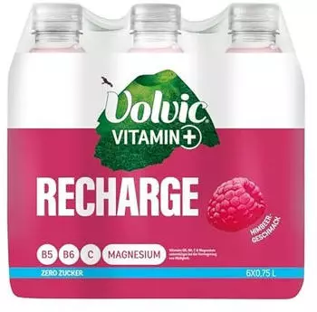 Volvic Vitamin+ Recharge Himbeere 6x0.75l