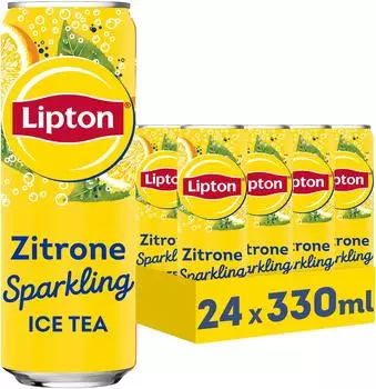 Lipton Sparkling Ice Tea Zitrone 24x0,33l