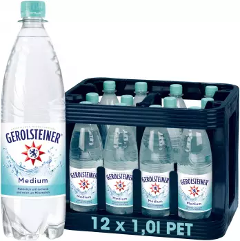 Gerolsteiner Medium 12x1L PET
