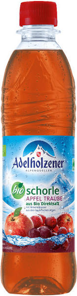 Adelholzener Bio Apfel-Trauben-Schorle 0,5l
