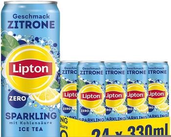Lipton Ice Tea Sparkling Lemon Zero Dose 24x0,33l