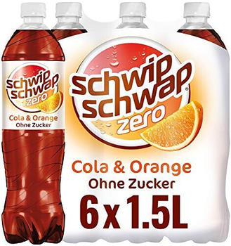 Schwip Schwap Zero Cola & Orange ohne Zucker 6x1,5l