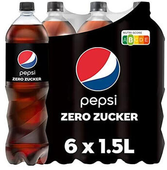 Pepsi Zero Zucker 6x1,5l PET