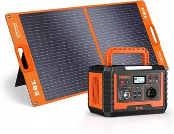 EBL MP 500 mit Solarpanel EBL Solar Apollo 100W