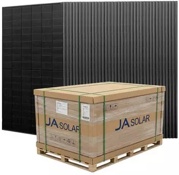 JA Solar DeepBlue 4.0 Pro 445W Bifazial Glas-Glas Photovoltaik Full Black Solar Panel