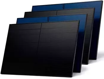 SUNNIVA Solarmodul Full Black Bifazial Glas/Glas 500Wp 4 Stk.